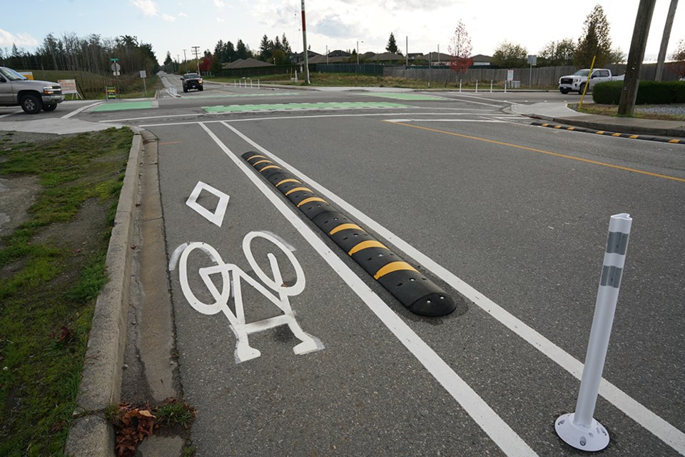 REDESIGN FEEDBACK: In October of this year, City of Powell River unveiled a first-of-its-kind protected traffic intersection at Manson Avenue and Duncan Street. Since the redesign the public response has been mixed, but for the most part, positive.