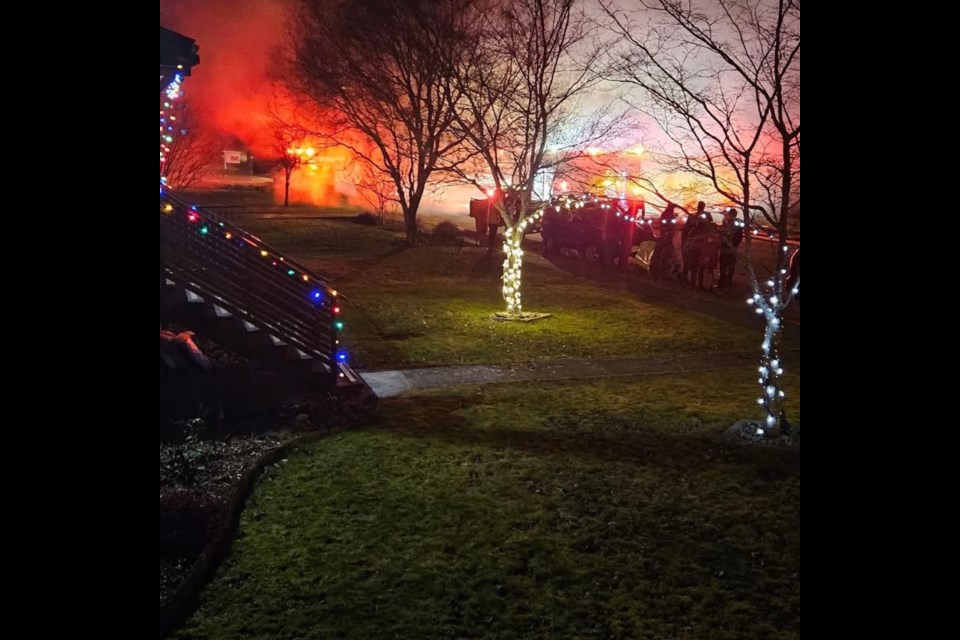 TOWNSITE FIRE: A fire broke out at a residence in Townsite on the evening of February 26.