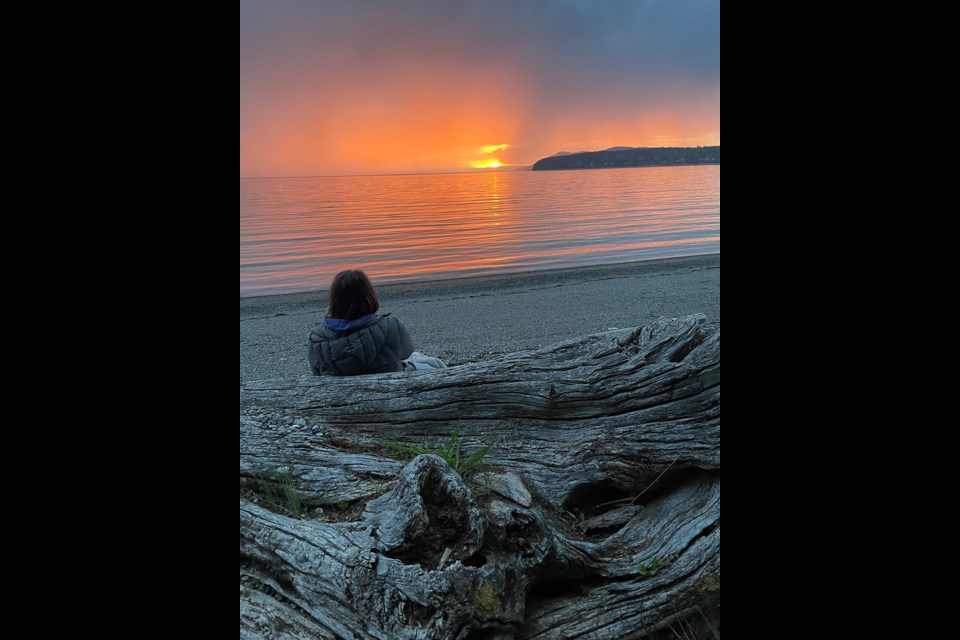 Sunset at Shelter Point on Texada Island.