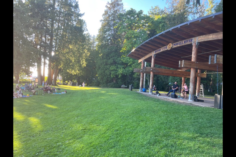 ENJOYABLE SOUNDS: Music in the Park is a monthly summer music series at Willingdon Beach park.