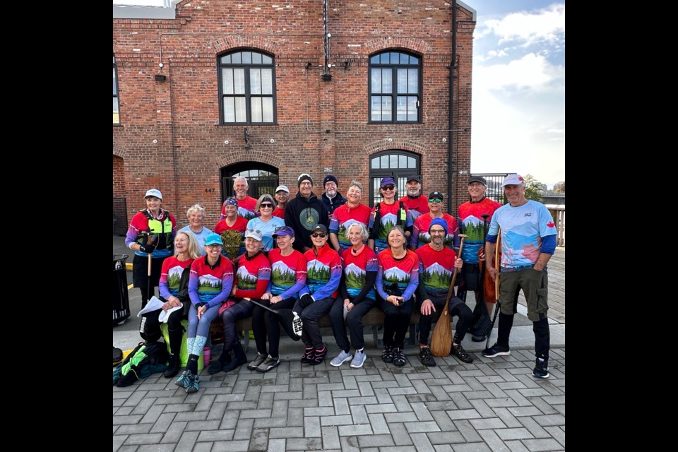 PROLIFIC PADDLERS: Suncoast Paddling Club, located in the qathet region, sent eight teams to compete in Victoria last weekend. Bridges 2023, took place Saturday, October 21, and Sunday, October 22, on the Gorge waterway.