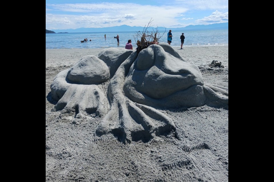 SAND SCULPTURE: Texada Island Sandcastle Weekend has been taking place in and around Gillies Bay since 1986.
