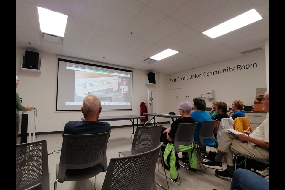 Residents gathered at Powell River Public Library recently to hear from two speakers working on transit campaigns across British Columbia. 