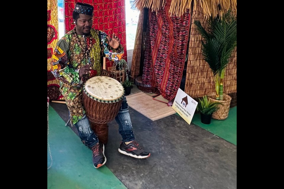 MASTER DRUMMER: Drummer Kocassale Dioubate is a descendant of his tribe’s traditional story-tellers.
