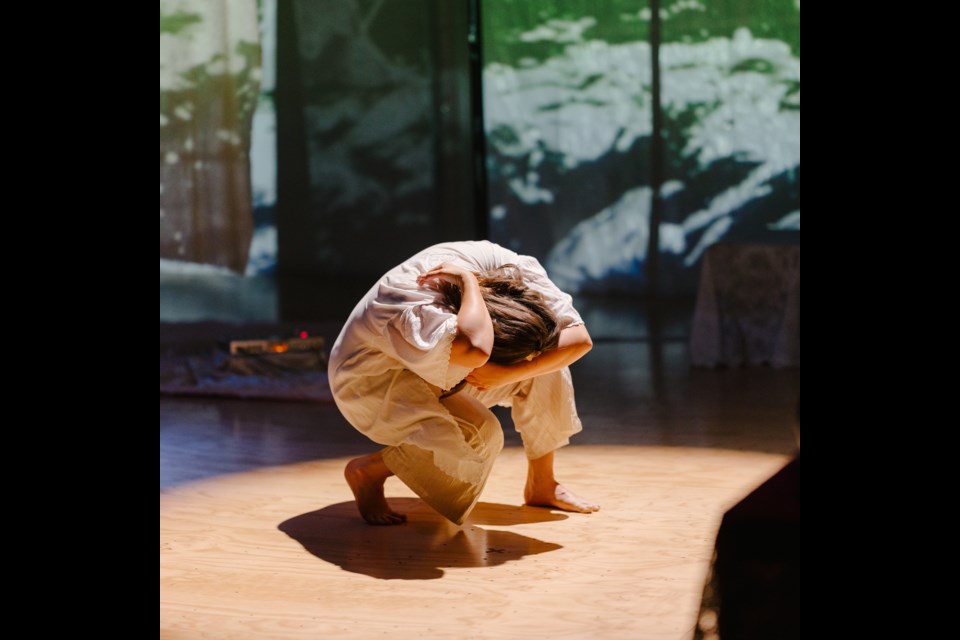 MONTH OF EVENTS: Memento Mori is a monthlong festival organized by qathet Art Centre to celebrate and explore life, love, loss, grief, death and dying in qathet. Visiting multidisciplinary dance artist Kait Ramsden [above] will be offering workshops open to the public in conjunction with the festival.
