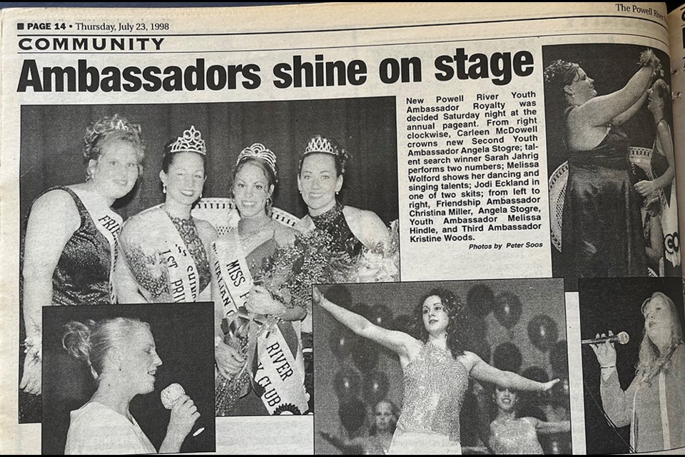 25 years ago in the Peak Powell River youth ambassador crowned