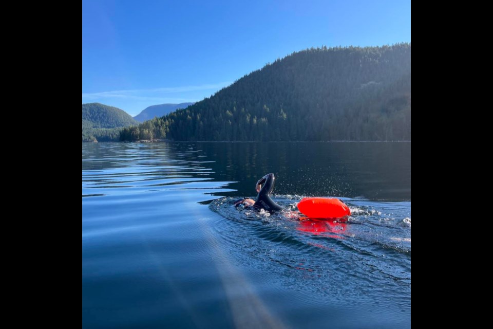 SEASON ENDS: qathet Open Water Swim club has been meeting since June at Mowat Bay, Willingdon Beach, the length of the sea walk and Inland Lake. 
