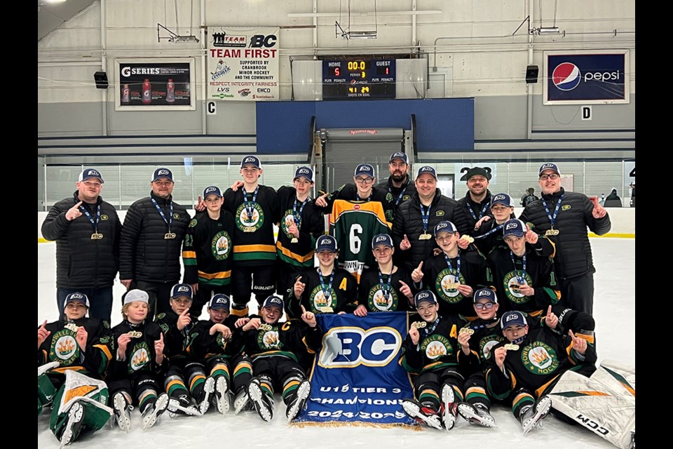 Powell River U15 Kings are provincial champions for the 2024/2025 hockey season.