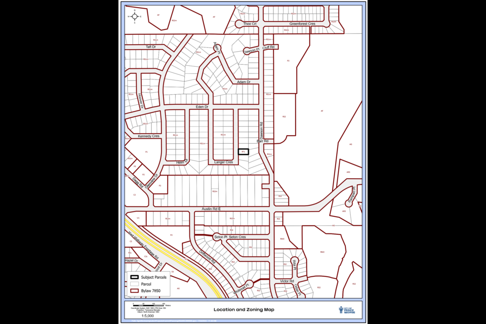 L&M Engineering is looking to have a restrictive covenant removed from 6934 and 6936 Langer Cres. to allow for the construction of secondary suites.