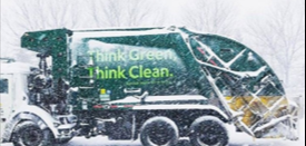 Waste Management is concerned that some dumpsters in the city aren't easily accessible because of snow and ice.