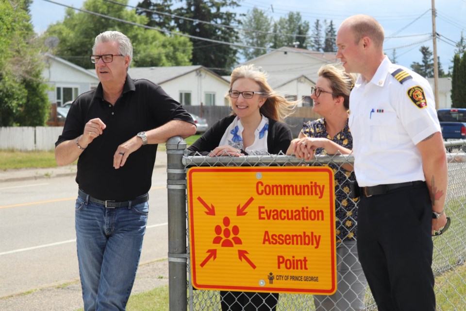 Evacuation Assembly point sign