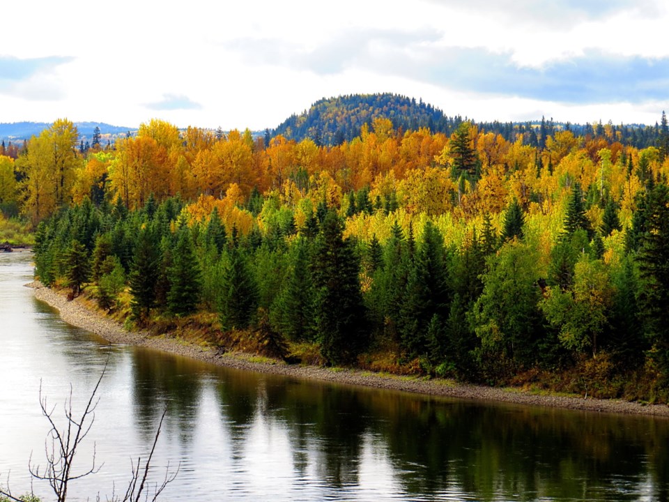 Nechako River Teapot Mountain Sept. 29