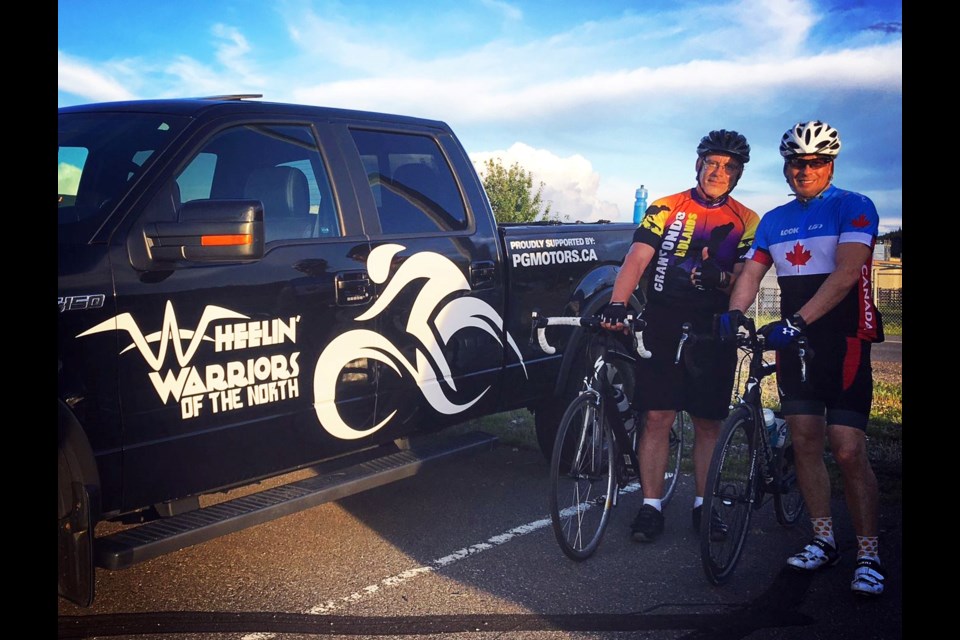 Prince George resident Ron Gallo (right) will be riding in the 2019 Ride to Conquer Cancer after raising an incredible amount for the B.C. Cancer Society. (via Ron Gallo/Facebook)