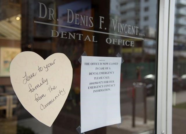 NorthVancouver dental office Dr. Vincent - March 31, 2020