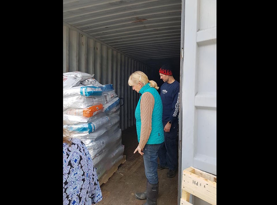 Maggie Ferguson - northern BC pet food donation