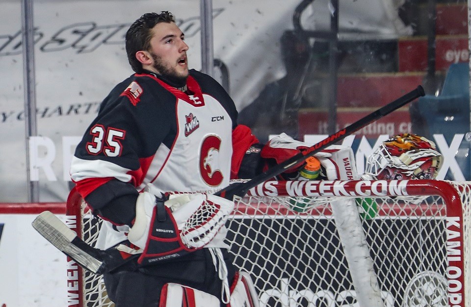 Prince George Cougars goaltender Taylor Gauthier.