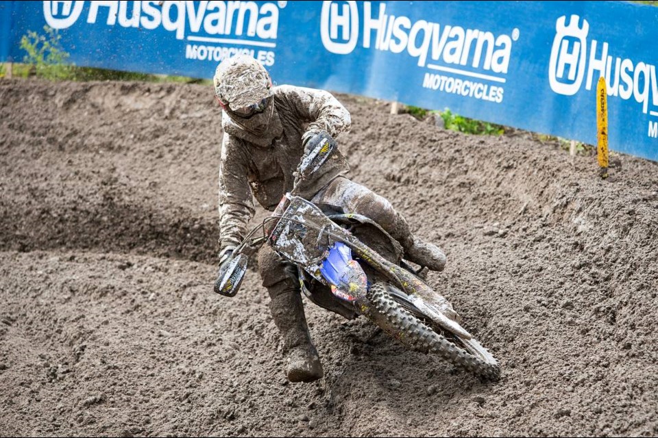 This guy got a little bit muddy at Blackwater MX Park in Prince George (via Facebook/Canadian Rockstar Triple Crown)