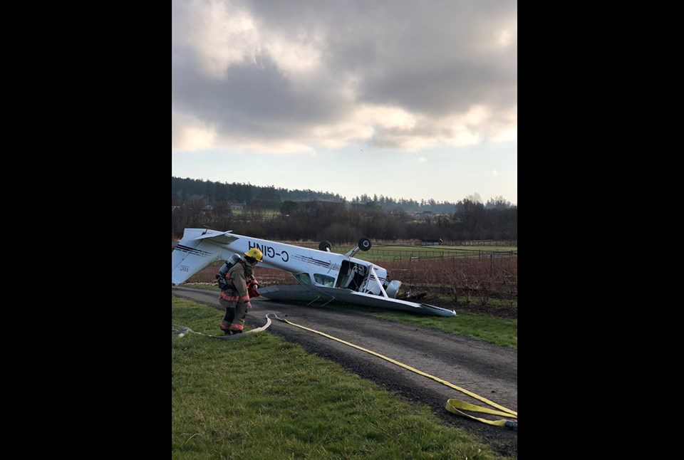 small plane crash - Feb. 18, 2020