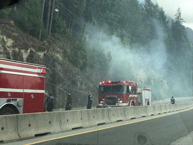 Sea 2 Sky highway fire - June 24, 2019