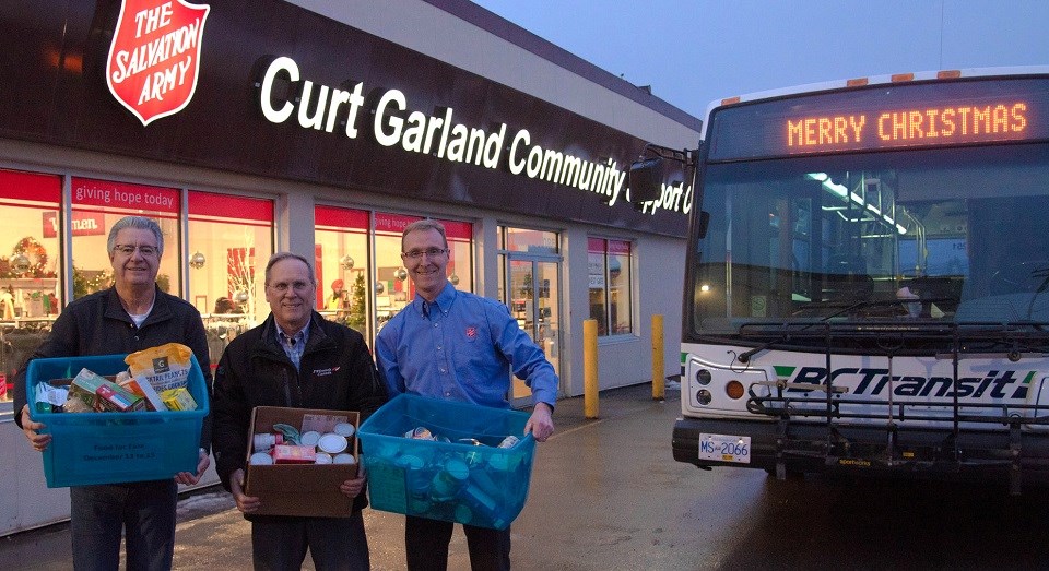 BC Transit Prince George Food for Fare Mayor Lyn Hall