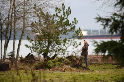 Vancouver park vandalism Spanish Banks