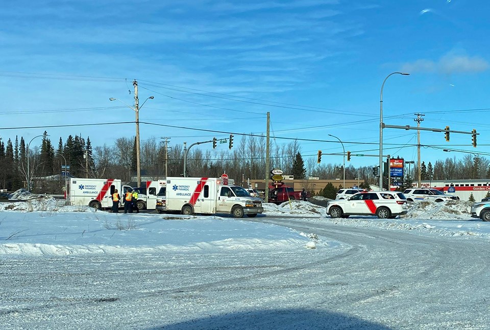 Five vehicles in the Hart Prince George - Dec. 22, 2020