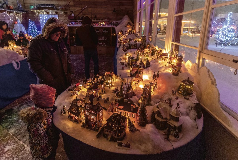 Photos: Christmas lights up at the Central BC Railway and Forestry Museum