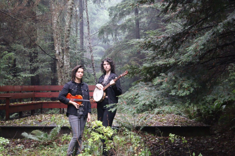 The folk duo Ghostly Hounds performs Thursday, Aug. 15 at 8 p.m. at the PG Legion, 101-1116 Sixth Ave. The opening act is Clanna Morna.