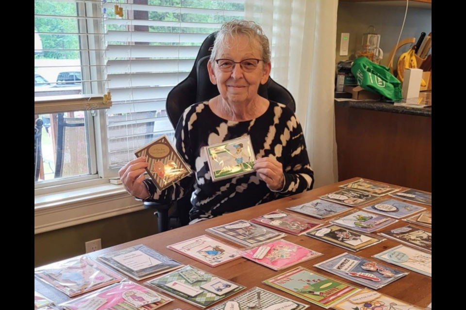 Lyn Sturgeon is a Prince George card maker that infuses her creations with humour. She makes about 30 cards a day to keep up with demand.