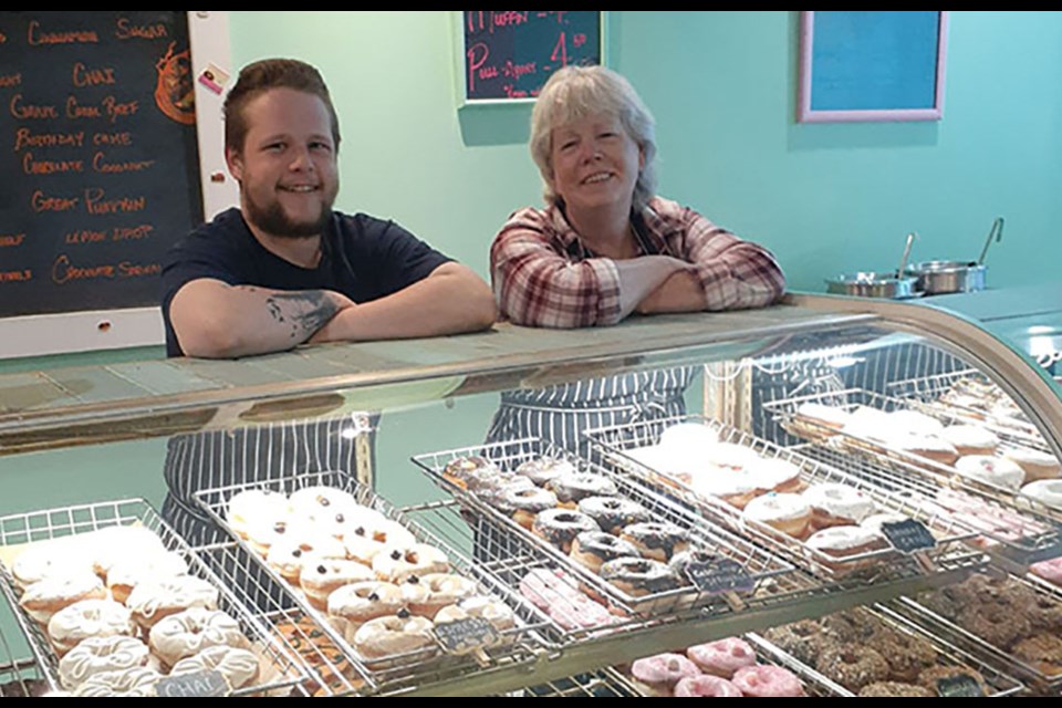 Bear and Heather Saunby are the owners of the Daydream Donuts Cafe located at 415 George Street now and offers not only delicious donuts but soups and sandwiches, too.