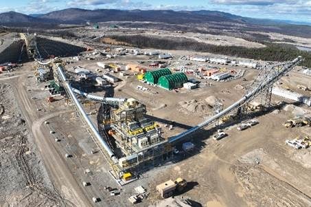 This is the Blackwater Gold mine crushing circuit where the first gold/silver pour happened this week at the mine, 160 km southwest of Prince George.