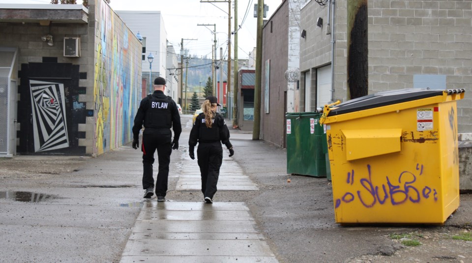 Bylaw enforcement officers alley