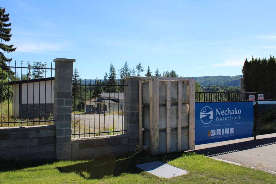 Construction has begun on the Nechako Waterfront subdivision, a 30-lot gated community along the Nechako River.