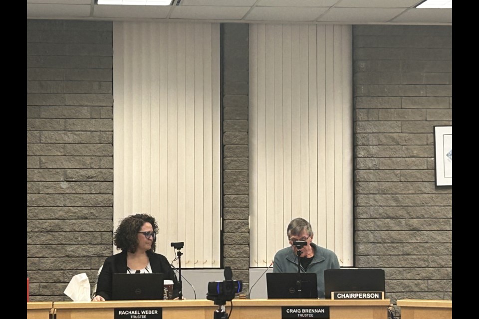 Trustee Craig Brennan is now the SD57 board of education chair as former chair Rachael Weber declined the nomination. 