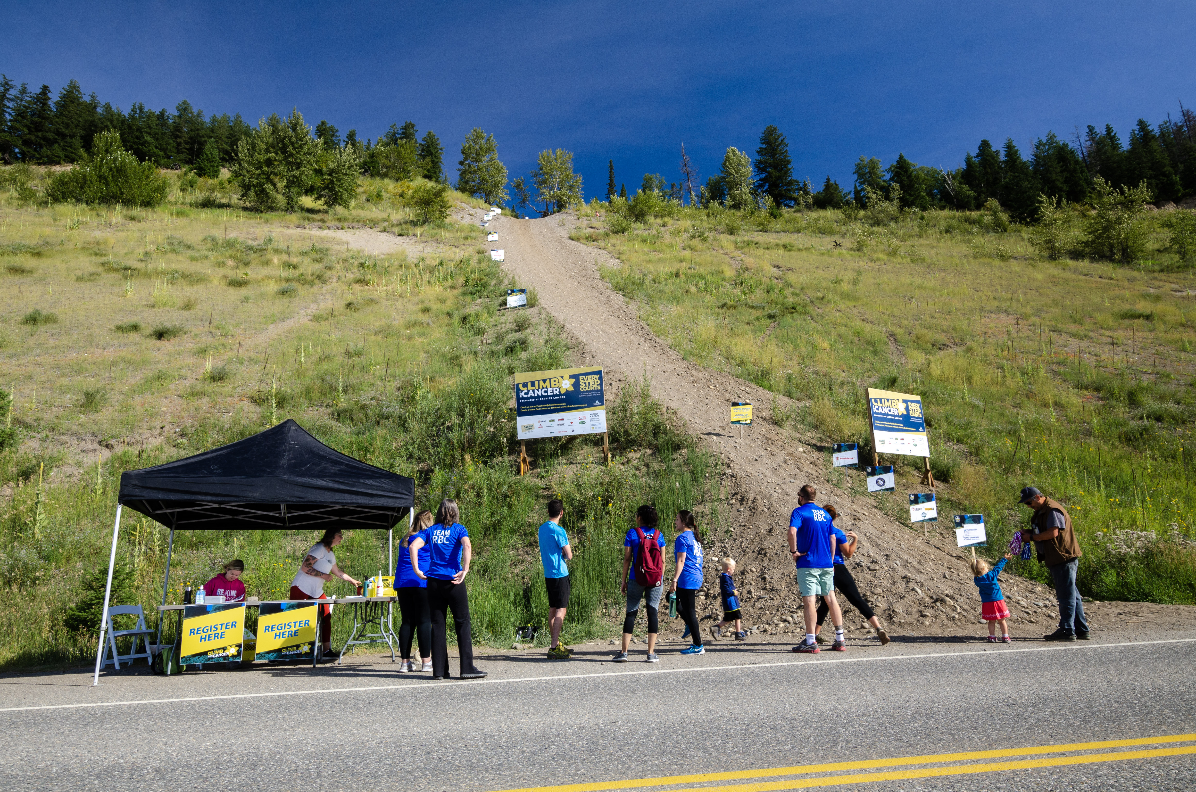 Annual Climb for Cancer returns to normal in Prince George