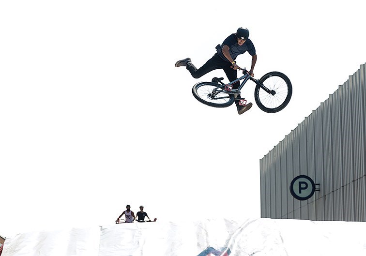 A freestyle rider gets some hangtime during the CrossRoads Biking Paddling and Fishing Festival in 2019. Downtown Prince George will be the place to be Saturday night when CrossRoads Brewing & Distillery host an outdoor music festival at 505 George St.
