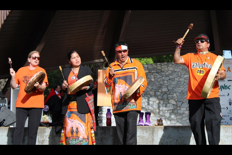 This is a photo from last year's National Day for Truth & Reconciliation Day. This year the ceremony will take place on Monday, Sept. 30 at Lheidli T'enneh Memorial Park. 