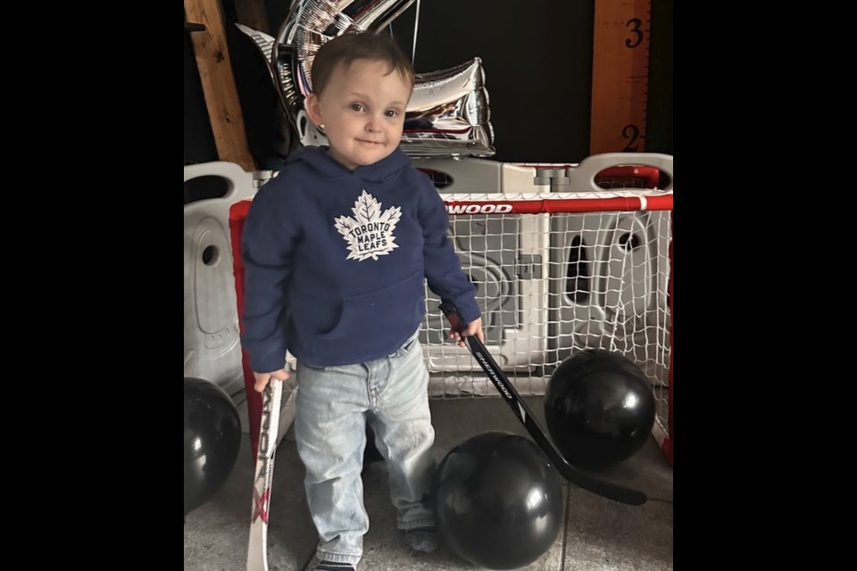 Mavrik Turnbull loves hockey and the Prince George Cougars and he can't wait until he gets out of the hospital to see his favourite mascot Rowdy Cat.