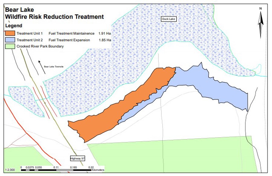 Bear Lake fire risk map web