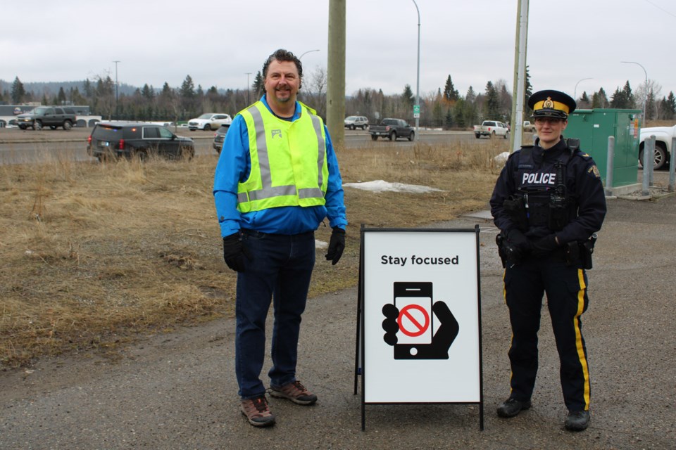 Prince George Rcmp Crack Down On Distracted Drivers At Intersection Of Highways 16 97 Prince 7379