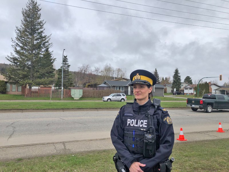 Prince George Cpl. Jenn Cooper is reminding drivers to slow down. 