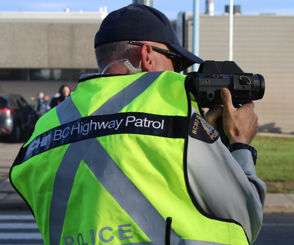 RCMP with radar