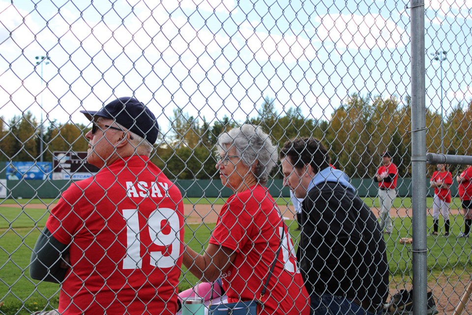 Amanda Asay family at Citizen field