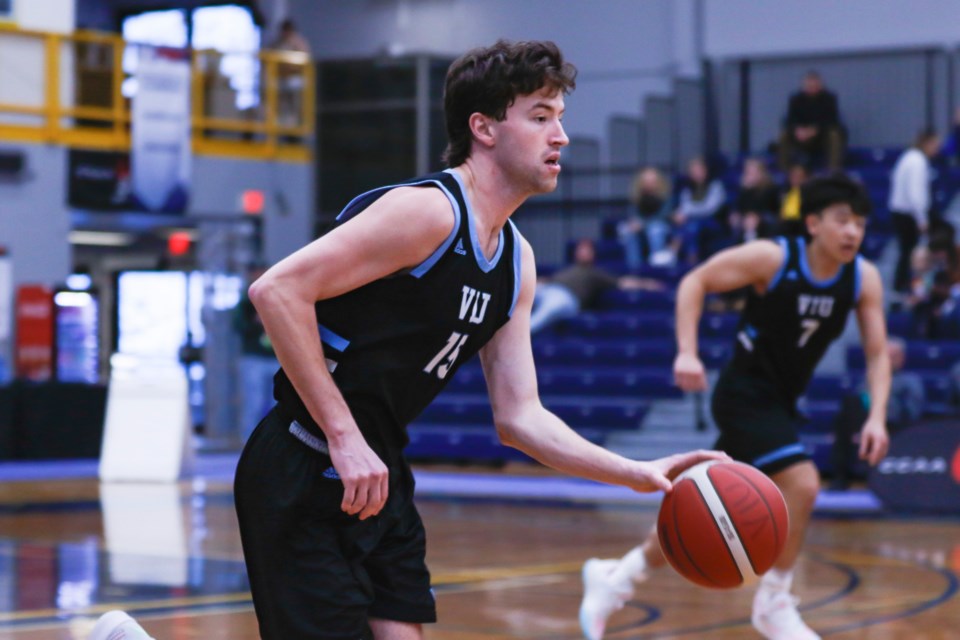 Former Duchess Park high school star Dan Zimmerman has been a key ingredient in the success of the Vancouver Island University Mariners throughout his four-season college career. The perennial PacWest contenders wrap up their regular season this weekend on the road at Langara.