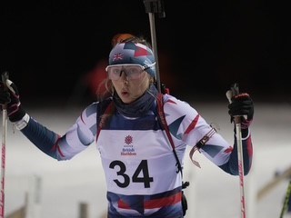 Biathlete Iona Cadell of Prince George competes at a British team selection race in November in Idre Fjall, Sweden. The 18-year-old Caledonia Nordic Ski Club member will be racing this weekend at the Biathlon Canada Youth/Junior World Championship trials at Otway Nordic Centre.