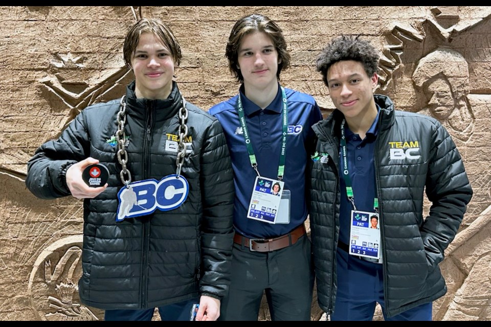 The Prince George connection, hockey teammates Ryder Green, Chase Harrington and Cameron Schmidt have booked themselves a spot in Friday's Canada Winter Games semifinal round. They'll face Ontario at 3:30 p.m. PT