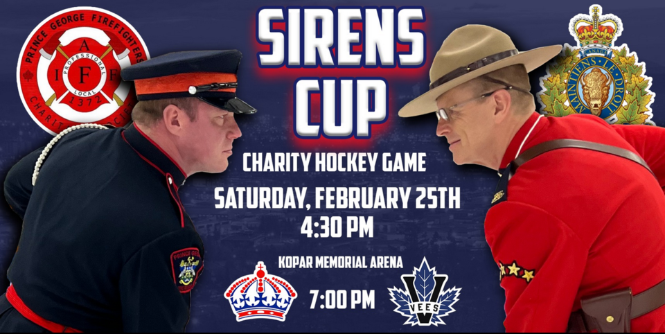 Sirens Cup Charity Hockey Game set for Feb. 25 - Prince George Citizen