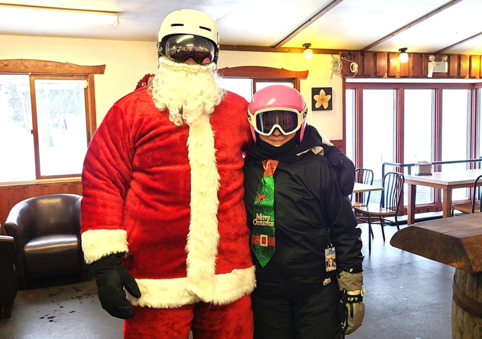 Ski with Santa and his elf at Hart Ski Hill