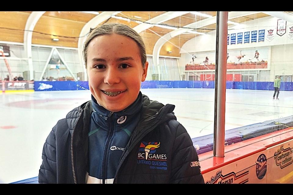 Emily Walsh of the Prince George Blizzard Speed Skating Club will be in Richmond this weekend for the first BC Cup races of the season.