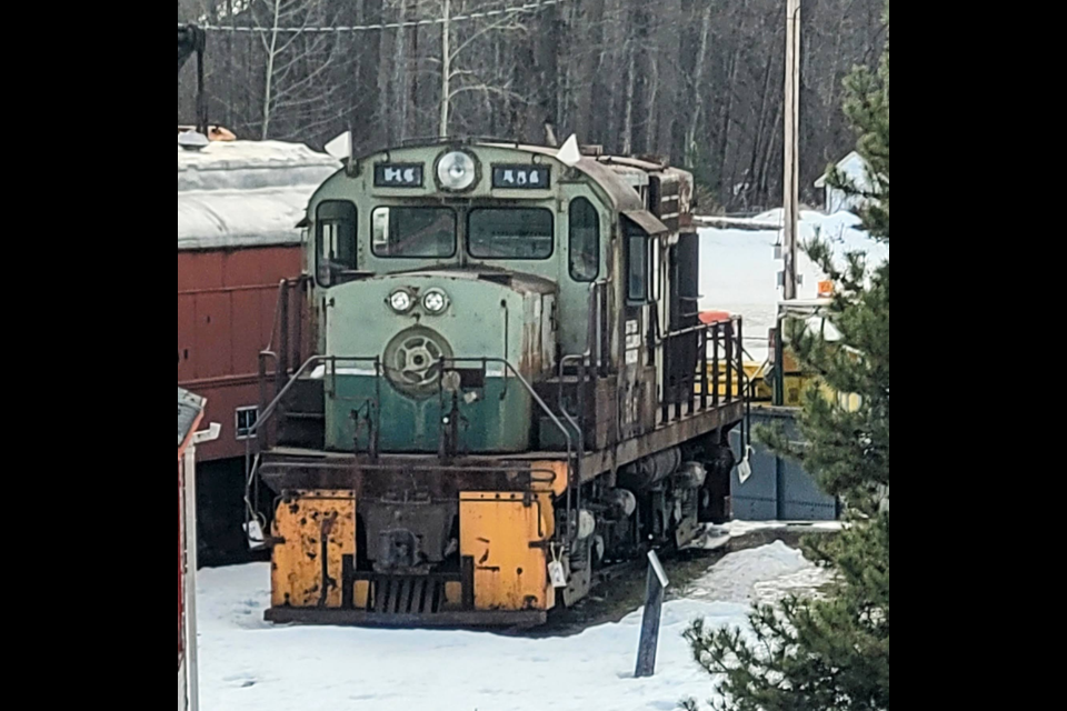 Photo of railway car that the horn was stolen from on Sunday night. Monday, Feb 24 2025 in Prince George BC